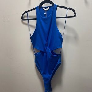 Blue bodysuit
